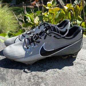 Nike Black and Gray Soccer Cleats